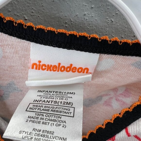 Nickelodeon Dora the Explorer Pajamas Halloween Set 12 Months Orange 2 pc NWT - Picture 7 of 7